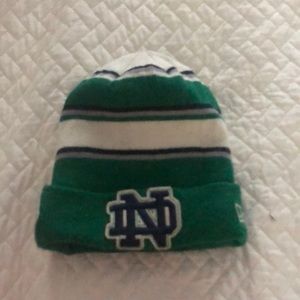 Boys Notre Dame fleece lined hat